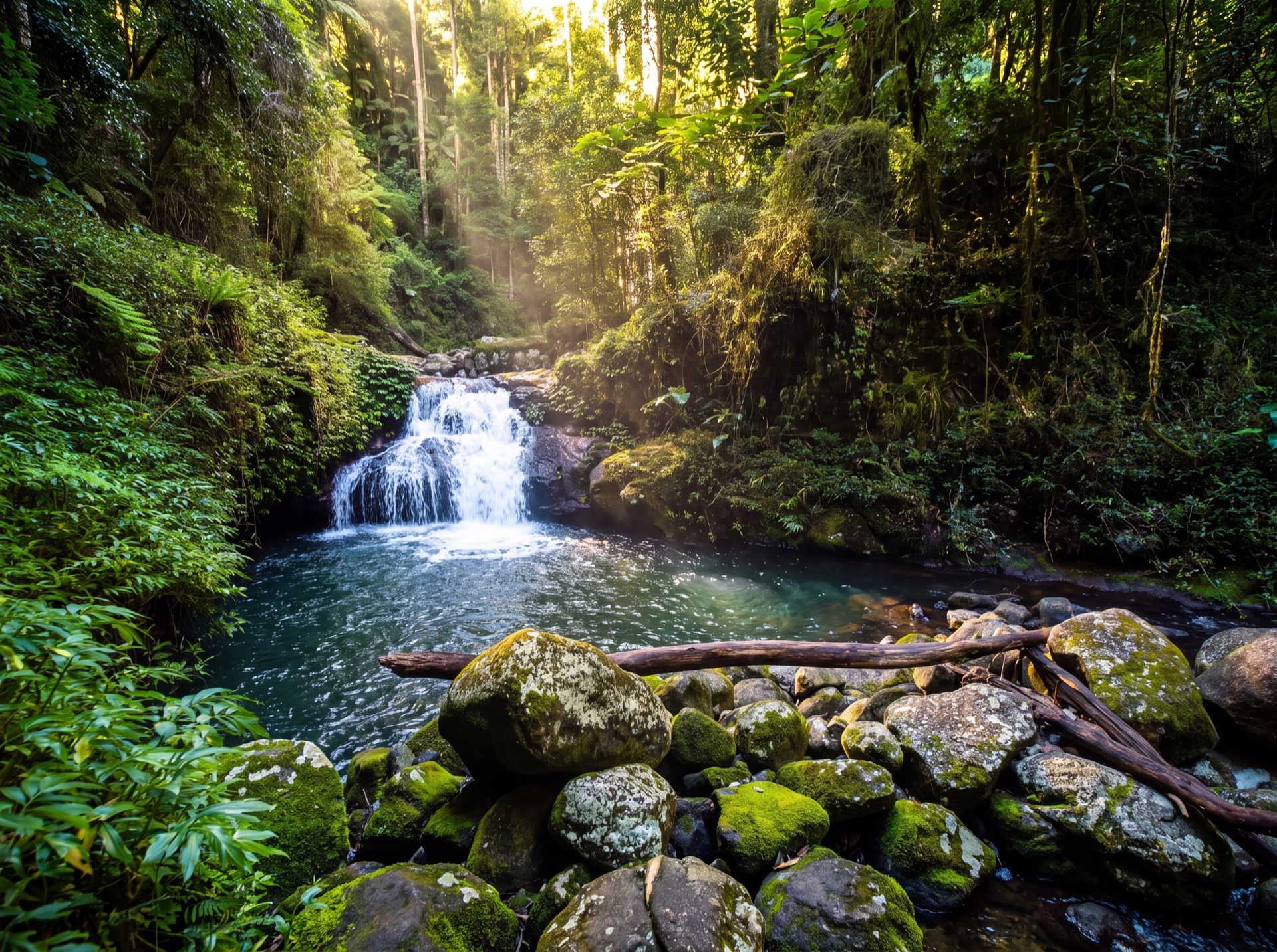 Hinterland rainforest, behind the Gold Coast